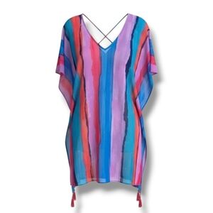 Palisades Beach Club women's multicolor swim cover up  - small/medium​